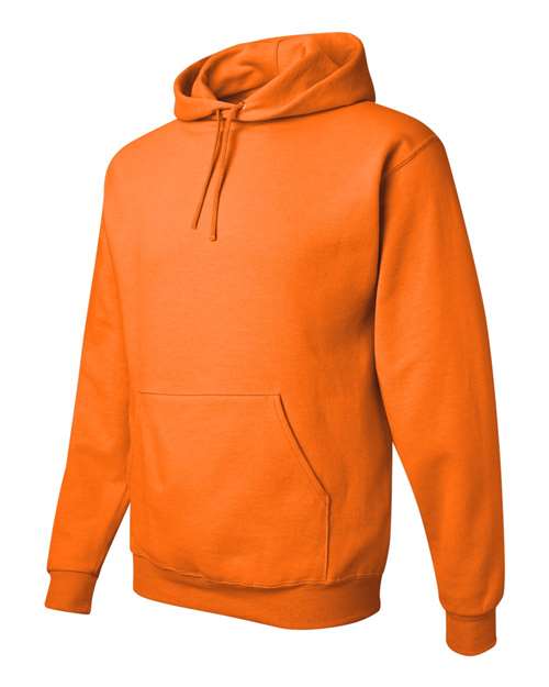 NuBlend® Hooded Sweatshirt - Side - B22035153 - Safety Orange