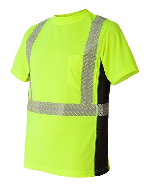 Premium Black Series® Breathable Tape Class 2 T-Shirt - Side - B87029174 - Lime