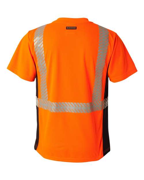 Premium Black Series® Breathable Tape Class 2 T-Shirt - Back - B87029664 - Orange