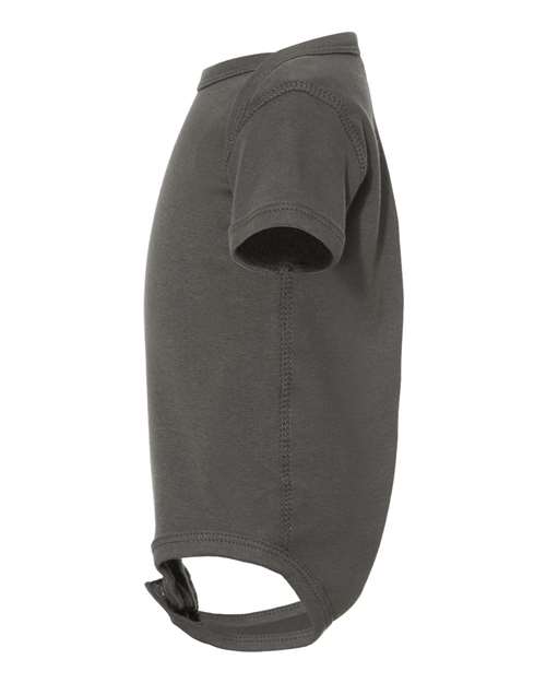 Infant Baby Rib Bodysuit - DirectSide - B30238091 - Charcoal
