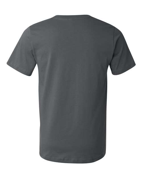 USA-Made Jersey Tee - Back - B00906092 - Asphalt