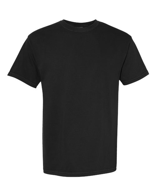 Garment-Dyed Heavyweight T-Shirt - Front - B00708503 - Black