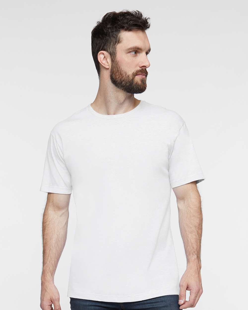 Fine Jersey Tee - OnModelFront - B00638003 - White