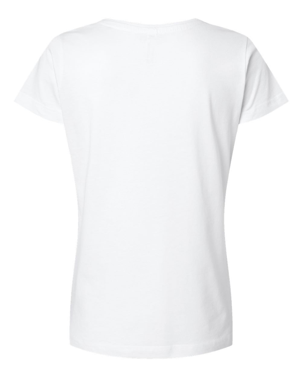Women's Fine Jersey Tee - Back - B87238002 - White