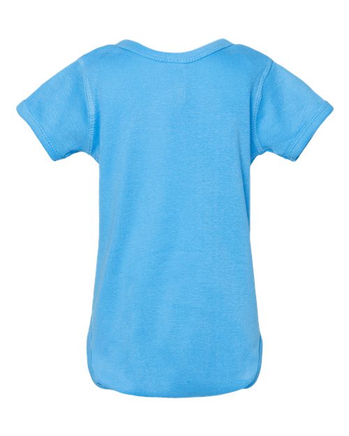 Infant Baby Rib Bodysuit - Back - B30238051 - Aqua