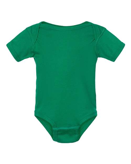 Infant Baby Rib Bodysuit - Front - B30238601 - Kelly