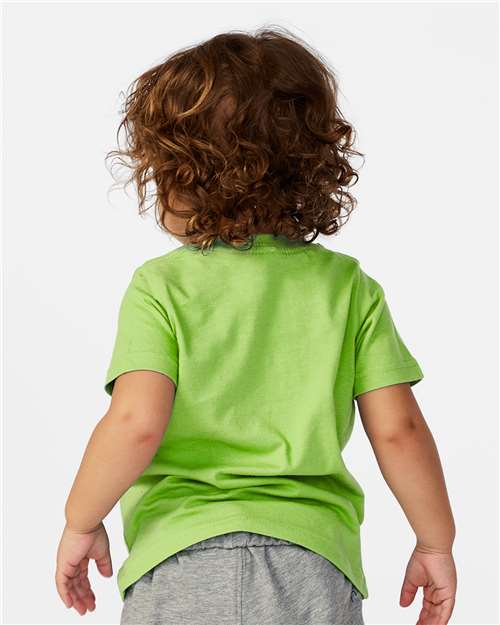 Toddler Fine Jersey Tee - OnModelBack - B31838173 - Key Lime