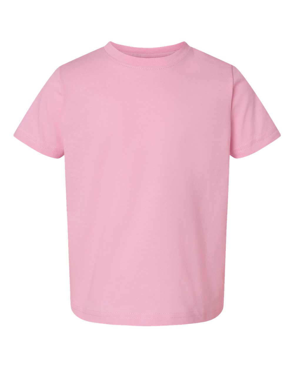 Toddler Fine Jersey Tee - Front - B31838303 - Pink