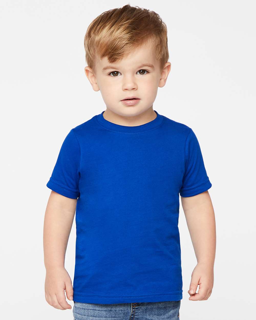 Toddler Fine Jersey Tee - OnModelFront - B31838753 - Royal