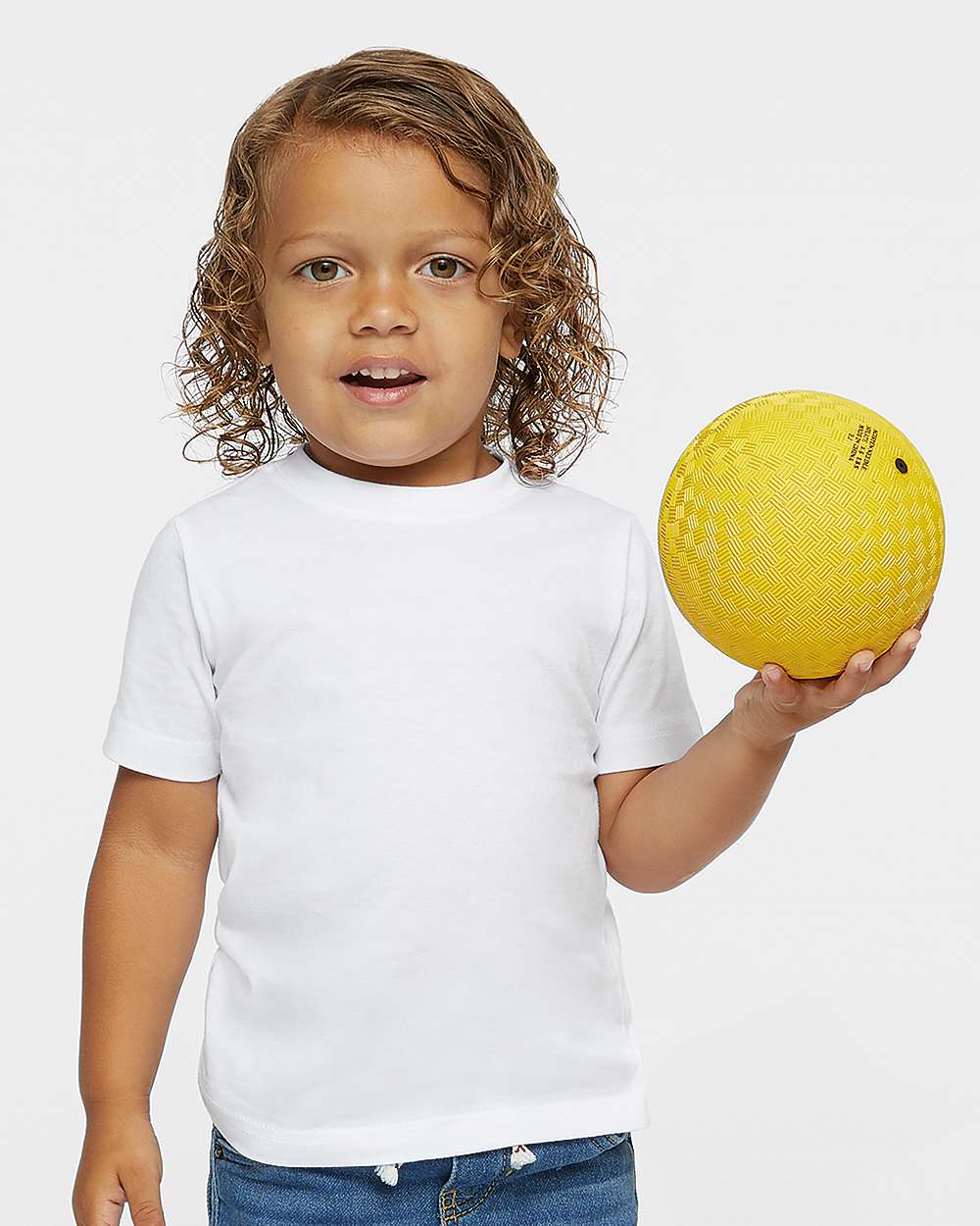 Toddler Fine Jersey Tee - OnModelFront - B31838003 - White