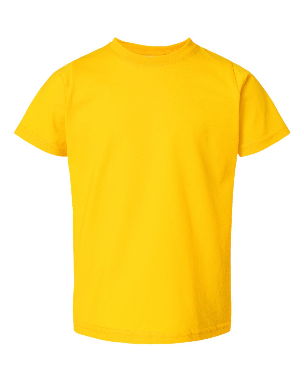 Toddler Fine Jersey Tee - Front - B31838403 - Yellow