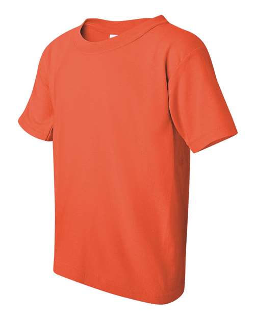 Heavy Cotton™ Youth T-Shirt - Side - B31560272 - Coral Silk