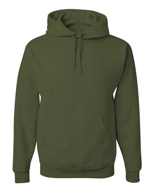 NuBlend® Hooded Sweatshirt - Front - B22035063 - Military Green