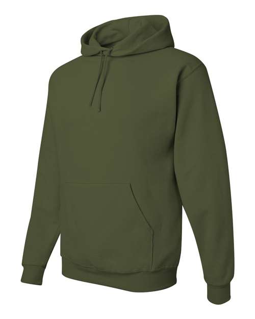 NuBlend® Hooded Sweatshirt - Side - B22035063 - Military Green