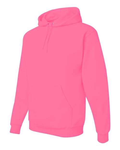 NuBlend® Hooded Sweatshirt - Side - B22035143 - Neon Pink