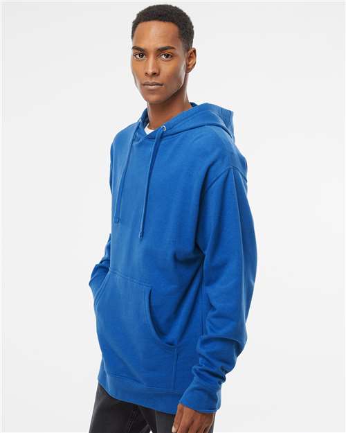 Midweight Hooded Sweatshirt - OnModelSide - B23676753 - Royal