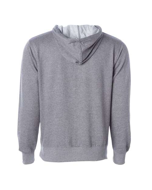 Midweight Hooded Sweatshirt - Back - B23676362 - Gunmetal Heather