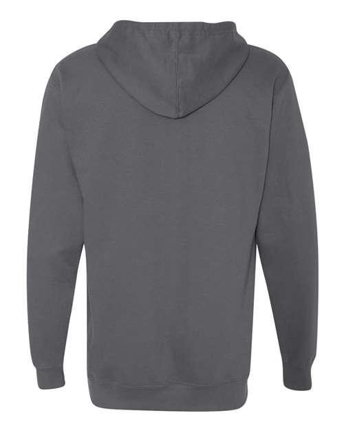 Midweight Hooded Sweatshirt - Back - B23676102 - Charcoal