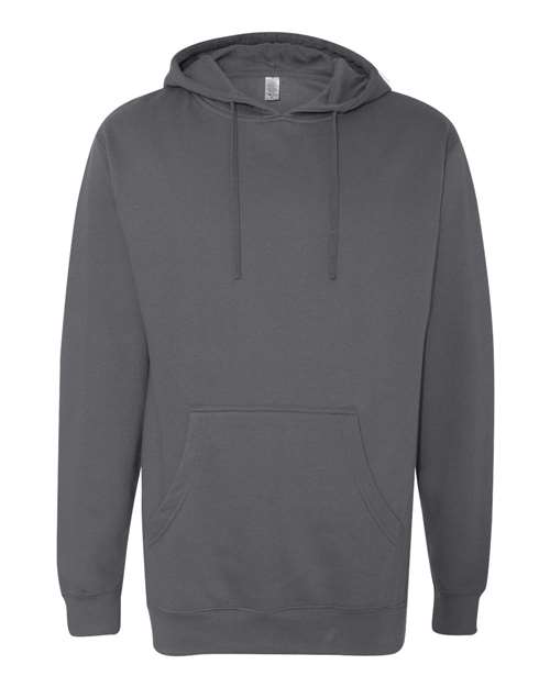 Midweight Hooded Sweatshirt - Front - B23676103 - Charcoal