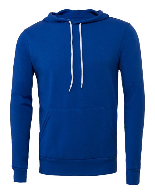 Sponge Fleece Hoodie - Front - B86306752 - True Royal