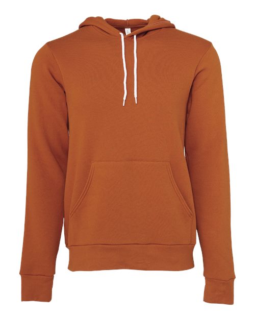 Sponge Fleece Hoodie - Front - B86306642 - Autumn