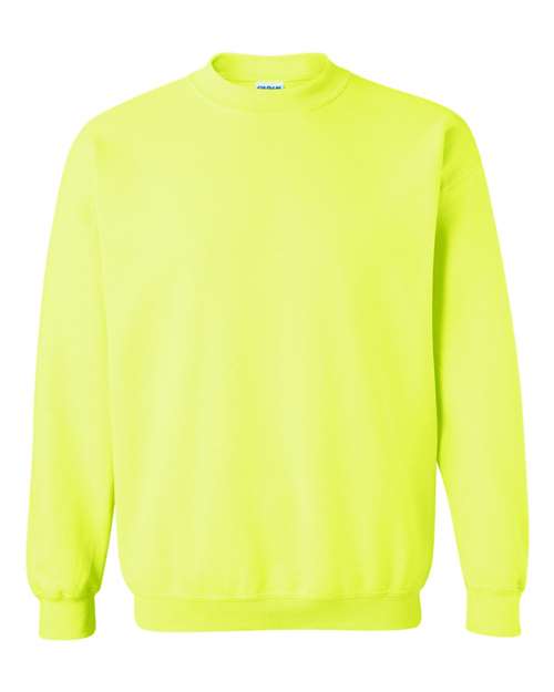 Heavy Blend™ Crewneck Sweatshirt - Front - B21060163 - Safety Green