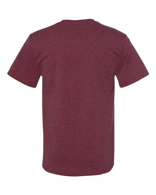 Dri-Power® 50/50 T-Shirt - Back - B06535273 - Vintage Heather Maroon