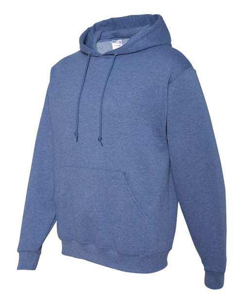 NuBlend® Hooded Sweatshirt - Side - B22035683 - Vintage Heather Blue