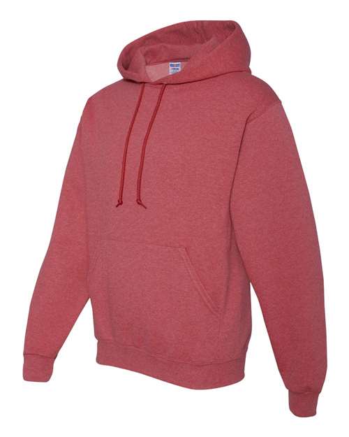 NuBlend® Hooded Sweatshirt - Side - B22035713 - Vintage Heather Red
