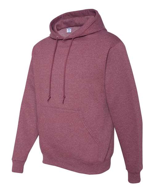 NuBlend® Hooded Sweatshirt - Side - B22035363 - Vintage Heather Maroon