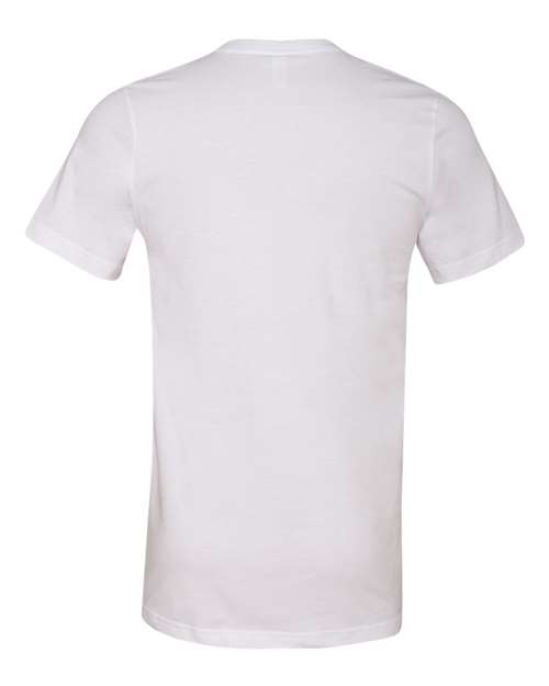Jersey Pocket Tee - Back - B01906583 - White/ Athletic Heather