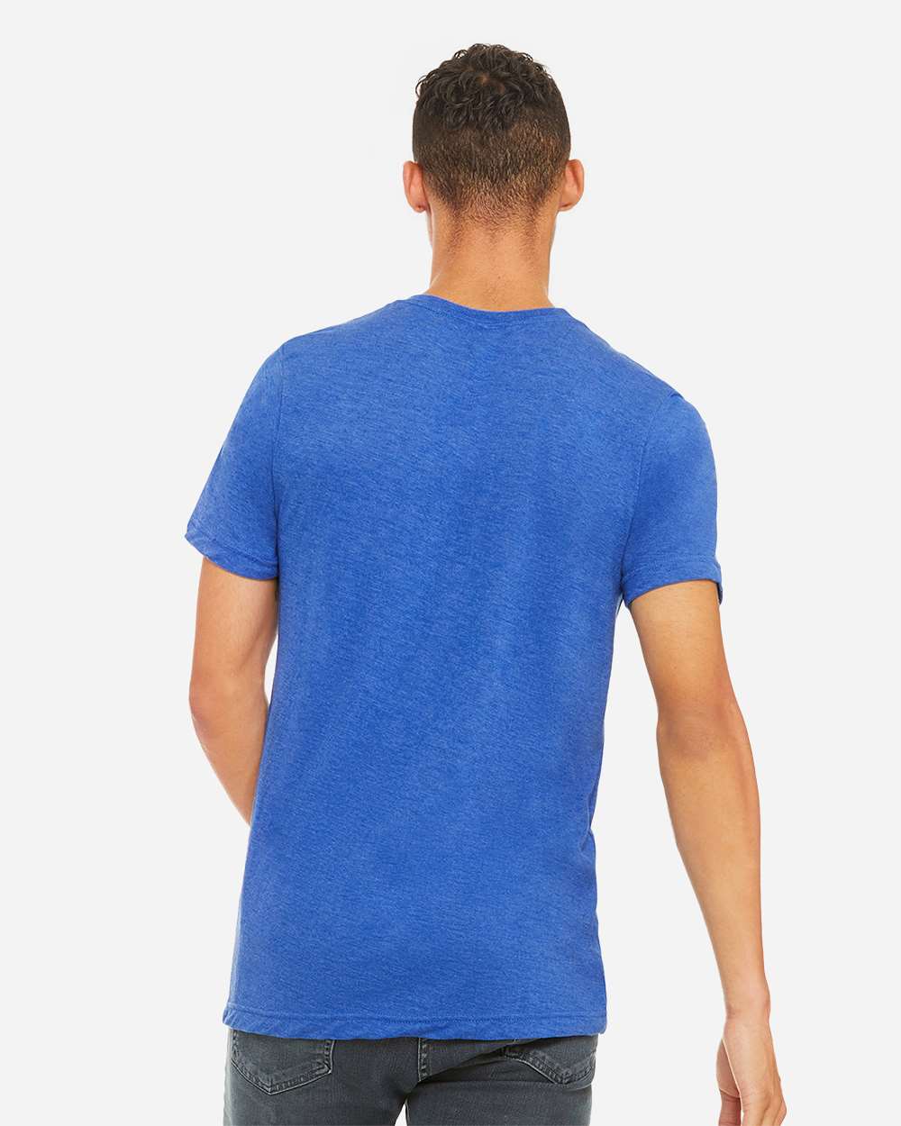 Triblend Tee - OnModelBack - B84706752 - True Royal Triblend