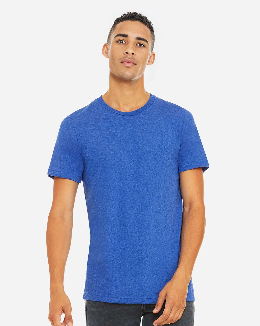 Triblend Tee - OnModelFront - B84706752 - True Royal Triblend
