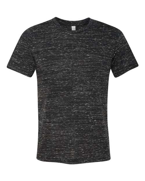 Unisex Texture Tee - Front - B03306515 - Black Marble