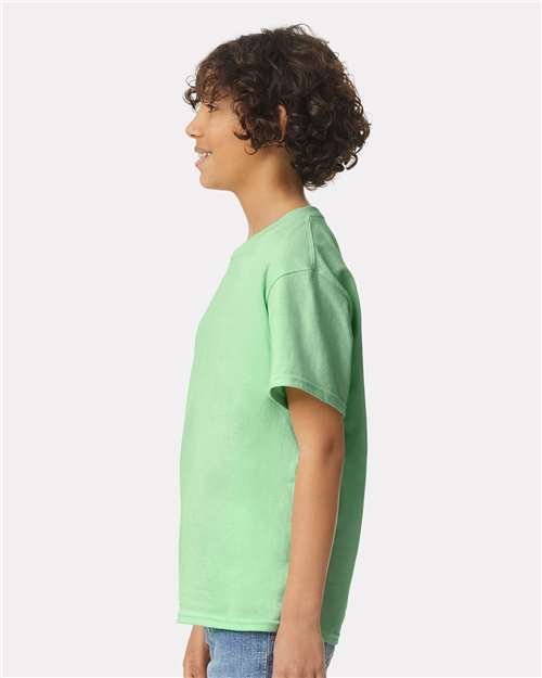 Ultra Cotton® Youth T-Shirt - OnModelSide - B31660112 - Mint Green