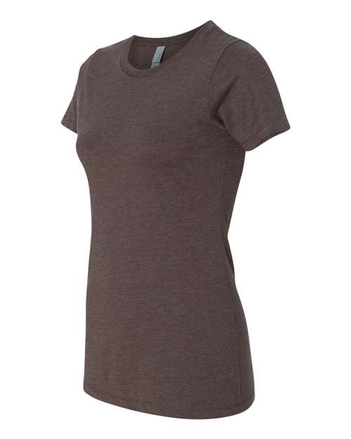 Women’s CVC T-Shirt - Side - B50618552 - Espresso