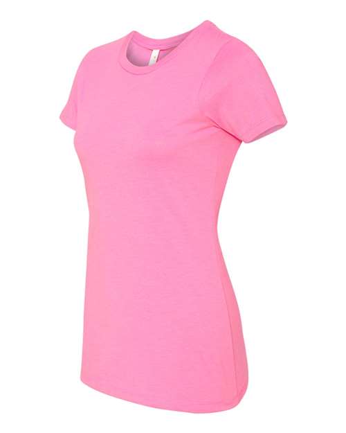 Women’s CVC T-Shirt - Side - B50618312 - Hot Pink