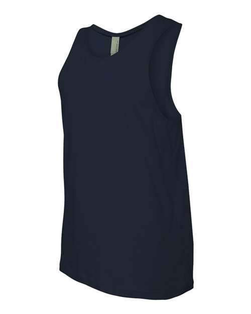 Cotton Muscle Tank - Side - B80818652 - Midnight Navy
