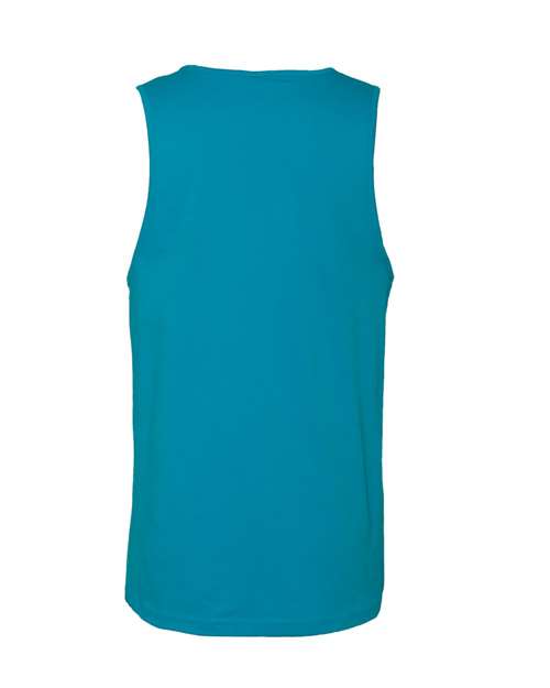 Cotton Muscle Tank - Back - B80818762 - Turquoise