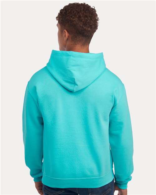 NuBlend® Hooded Sweatshirt - OnModelBack - B22035813 - Scuba Blue