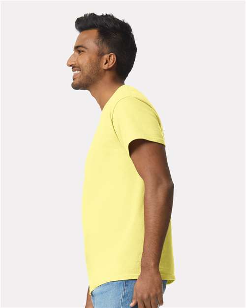 Ultra Cotton® T-Shirt - OnModelSide - B00760423 - Cornsilk