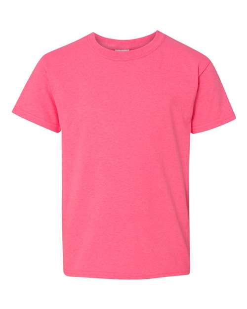 Heavy Cotton™ Youth T-Shirt - Front - B31560142 - Safety Pink