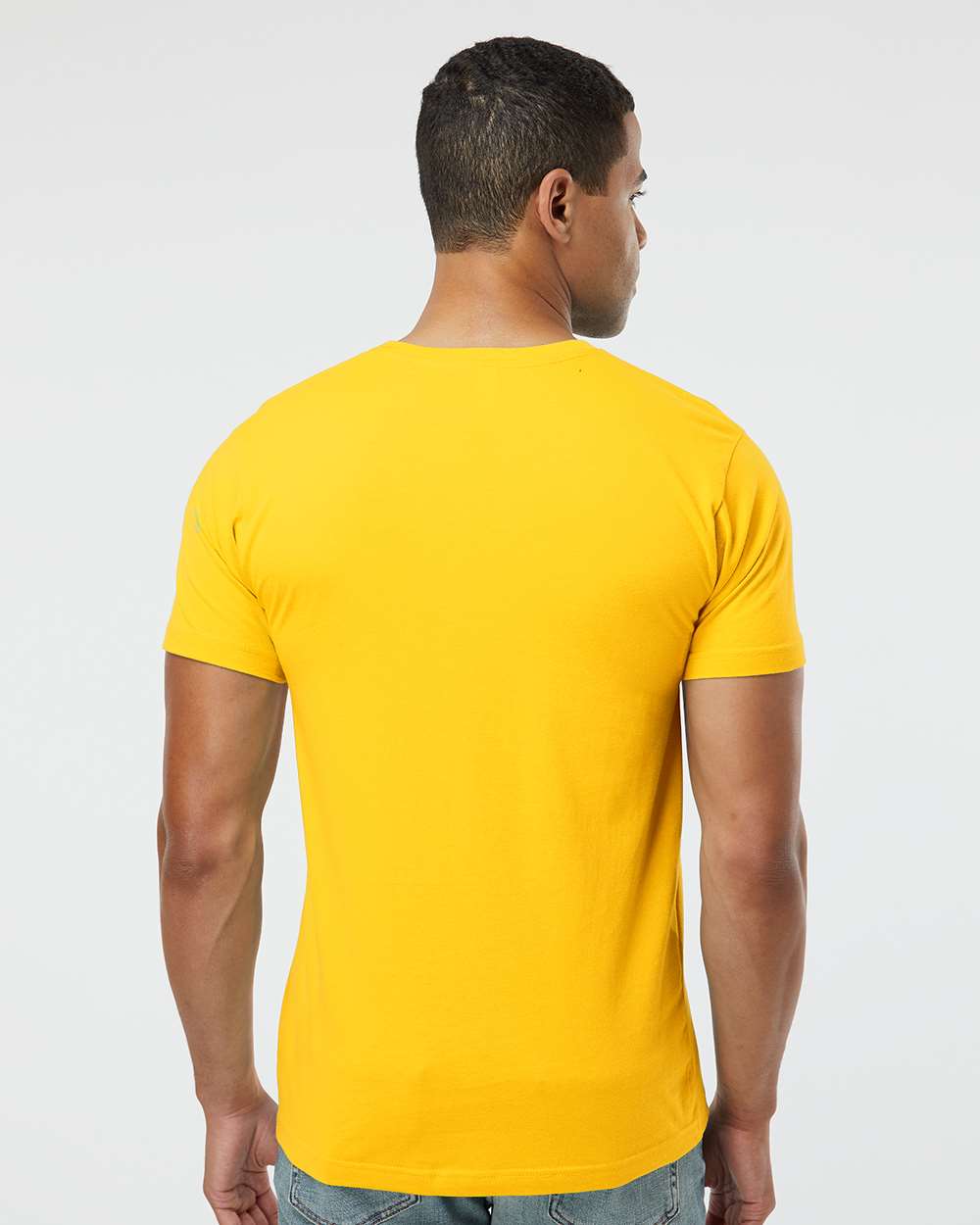 Fine Jersey Tee - OnModelBack - B00638403 - Yellow