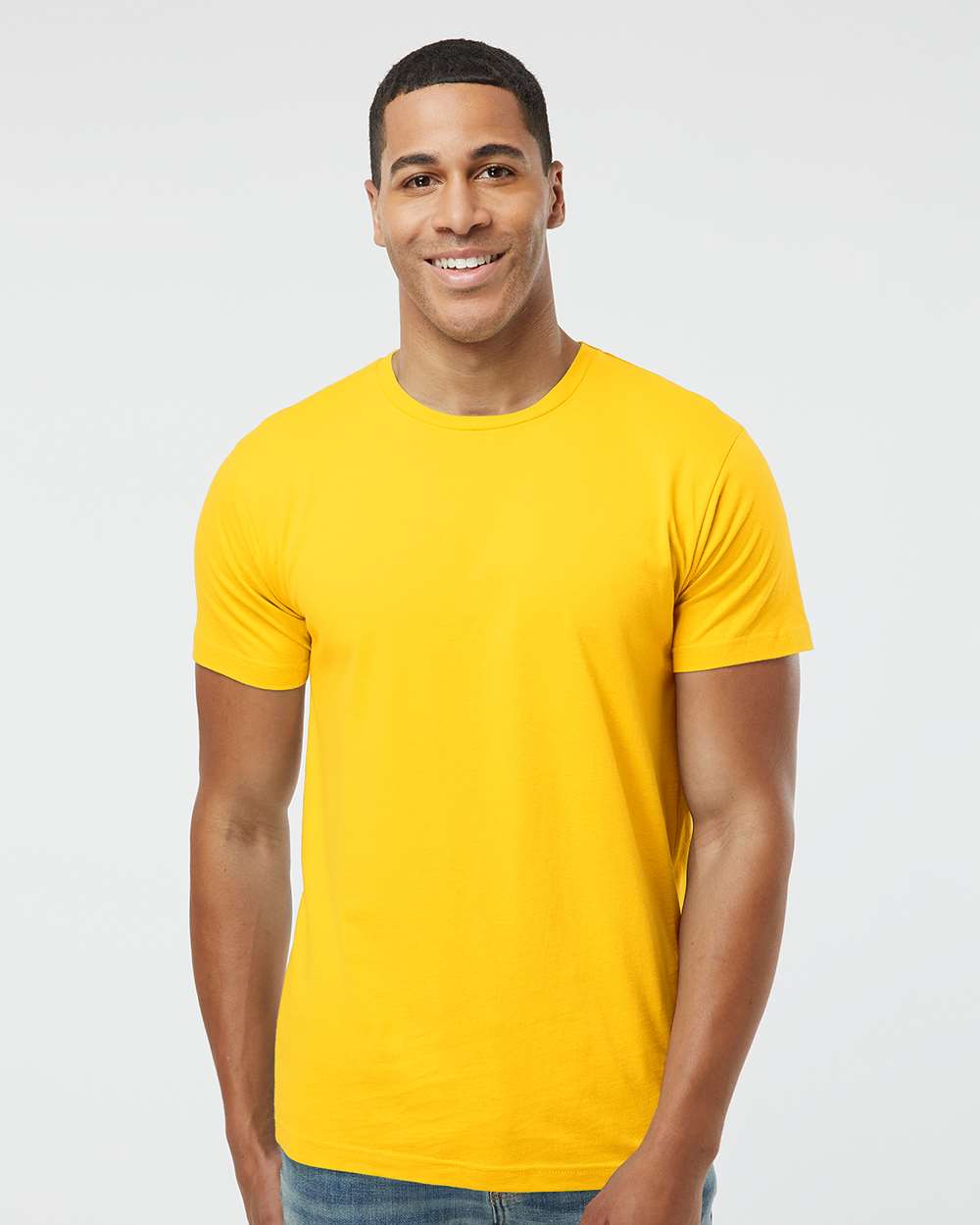Fine Jersey Tee - OnModelFront - B00638403 - Yellow