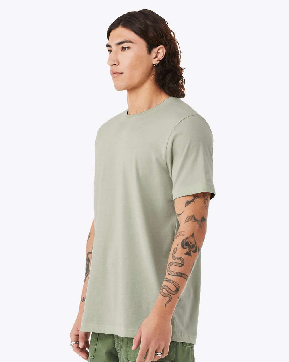 Jersey Tee - OnModelSide - B00606692 - Thyme