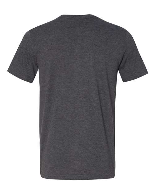 Jersey Pocket Tee - Back - B01906113 - Dark Grey Heather/ Black