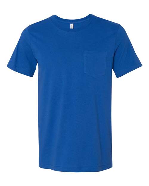 Jersey Pocket Tee - Front - B01906753 - True Royal