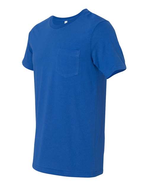 Jersey Pocket Tee - Side - B01906753 - True Royal