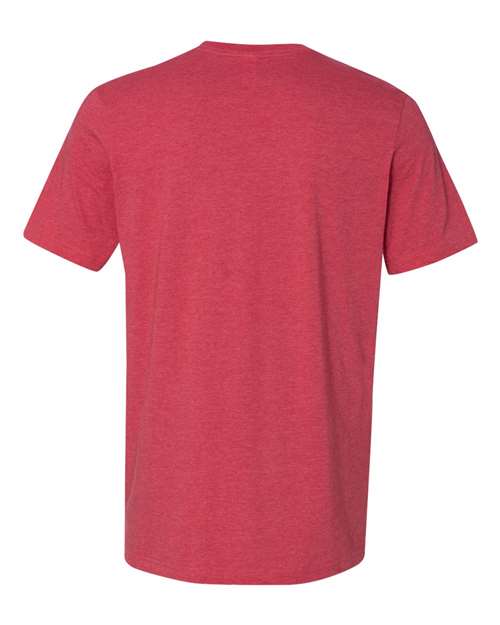 Jersey Pocket Tee - Back - B01906713 - Heather Red/ Deep Heather