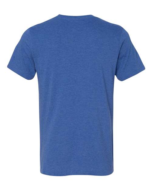 Jersey Pocket Tee - Back - B01906743 - Heather True Royal/ Navy